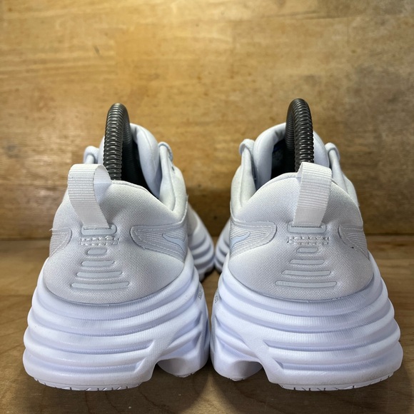 Hoka One One Bondi 8 REFLECTIVE Womens Size 7.5 Running Shoes Sneakers White - Picture 6 of 14